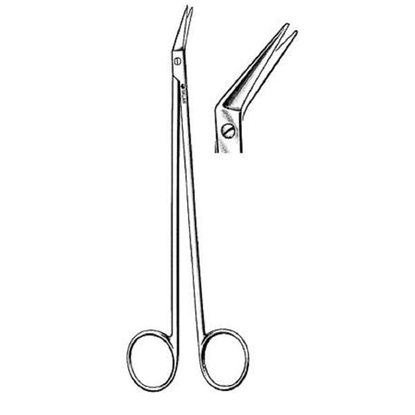 Potts-Smith Scissors 45 Degree Angle 7-1/4" Stainless Steel Non-Sterile Rsbl Ea