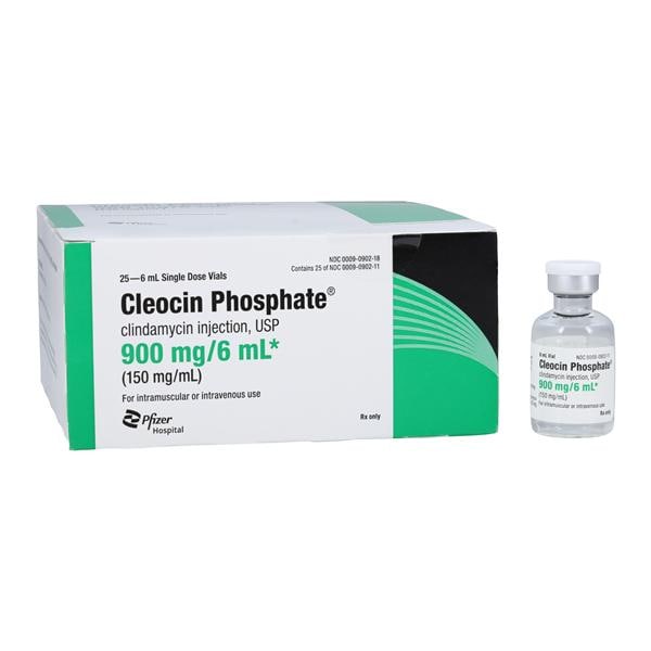 Cleocin Injection 150mg/mL SDV 6mL 25/Package