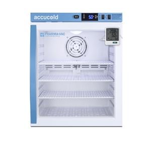 Accucold Performance Series Pharmacy Refrigerator New Glass Door +2 to 8C Ea