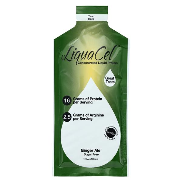 LiquaCel Supplement Drink Mix Ginger Ale 1oz Packet 100/Ca