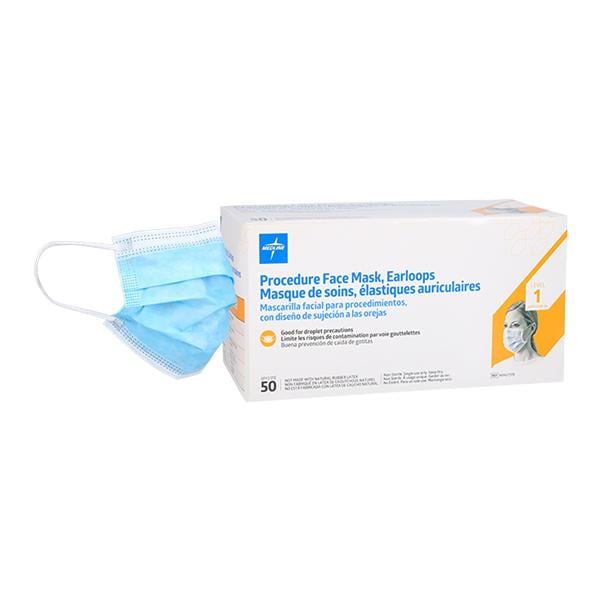 Procedure Mask ASTM Level 1 Blue 50/Bx