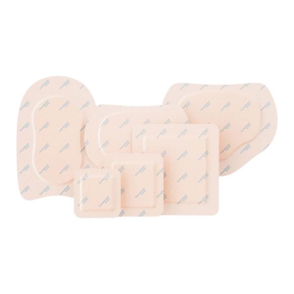 ConvaFoam Foam Border Dressing 5x5" Sterile Square Silicone Adhesive Tan Abs LF