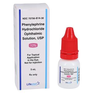 Phenylephrine HCl Ophthalmic Solution 10% Bottle 5mL Each