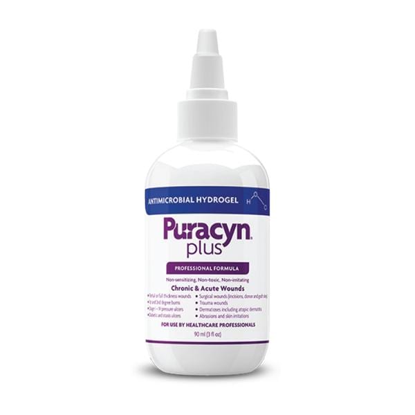 Puracyn Plus Antimicrobial Wound Cleanser 3oz Hydrgl Twst Cp Btl Disposable 6/Ca