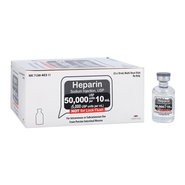 Heparin Sodium (Pork) Injection 5mu/mL MDV 10mL 25/Package