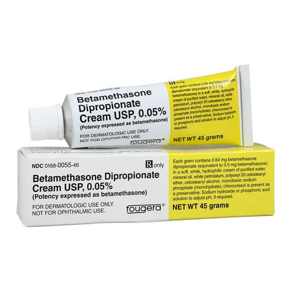 Betamethasone Dipropionate Topical Cream 0.05% Tube 45gm Each