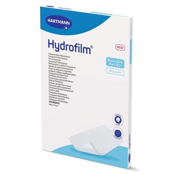 Hydrofilm Film Transparent Dressing 8x12" Sterile Adhesive Clear LF