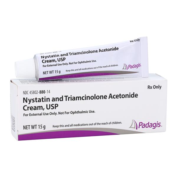 Nystatin/Triamcinolone Topical Cream 100MU/GM/0.1% Tube 15gm Each