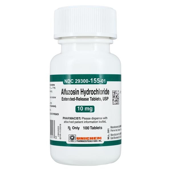 Alfuzosin HCl ER Extended-Release Tablets 10mg Bottle 100/Bottle Each
