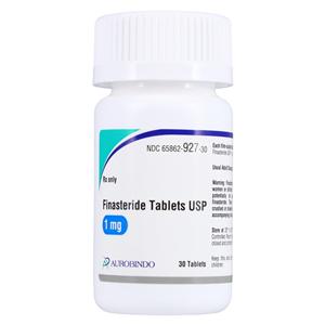Finasteride Tablets 1mg Bottle 30/Bottle Each