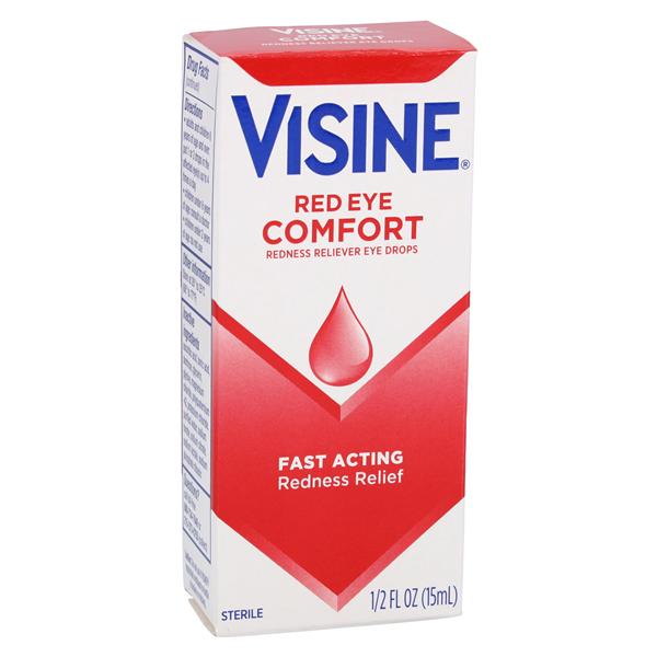Visine Adult/Children 6+ Redness Relief Drops Original 0.5oz Squeeze Bottle 3/Pk