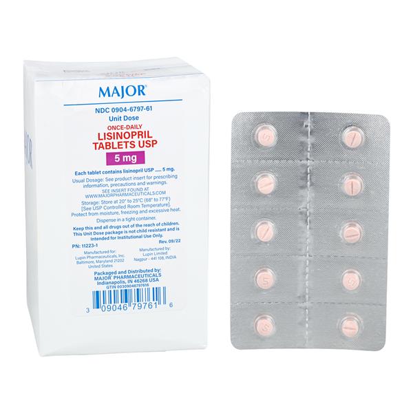 Lisinopril 5mg Unit Dose Each