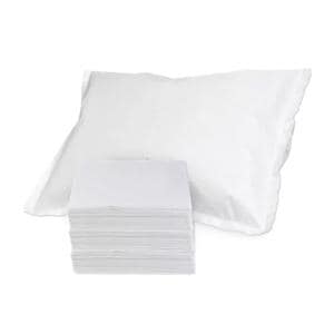 Pillowcase 21 in x 30 in Spunbonded Polypropylene White Disposable 100/Ca