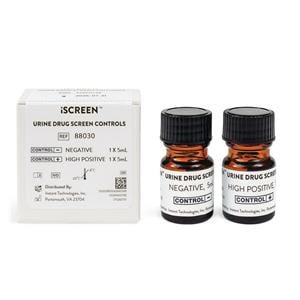 iScreen DOA: Drugs of Abuse High Positive/Negative Controls 2/Bx