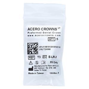 ACERO Crowns 3 2nd Primary Lower Right Molar 5/Pk 5/Pk