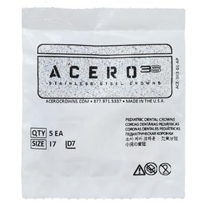 ACERO Crowns Size 7 1st Primary Upper Left Molar 5/Pk 5/Pk