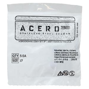 ACERO Crowns 7 2nd Primary Upper Left Molar 5/Pk 5/Pk