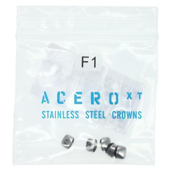ACERO Crowns 1 Primary Upper Left Central 5/Pk 5/Pk