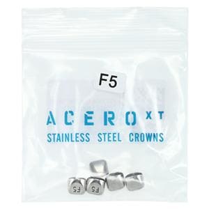ACERO Crowns 5 Primary Upper Left Central 5/Pk 5/Pk
