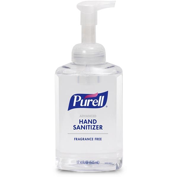 Purell Foam Hand Sanitizer 515 mL Fragrance Free 4/Ca