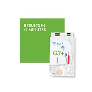 i-STAT G3+ Cartridge Moderately Complex 25/Bx