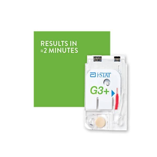 i-STAT G3+ Cartridge Moderately Complex 25/Bx