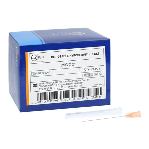 Needle Needle 25gx2" Standard 100/Bx