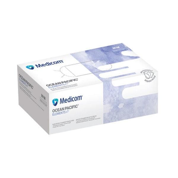 Ocean Pacific Elements Nitrile Exam Gloves X-Small Blue Non-Sterile, 10 BX/CA