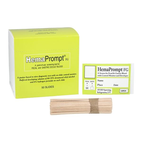 HemaPrompt Fecal / Gastric Occult Test Kit CLIA Waived 50/Bx