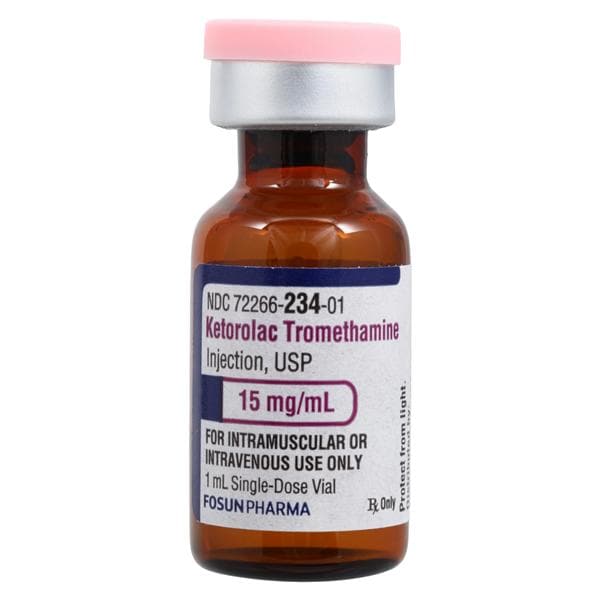 Ketorolac Injection 15mg/mL Vial 1mL Each