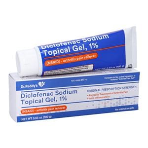 Diclofenac Sodium Topical Gel 1% 100gm Tube 100GM/Tb