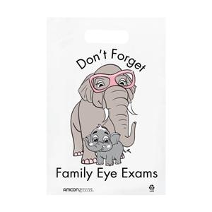 Eye Care Supply Bag Clear Plastic 8x12" 100/Pk