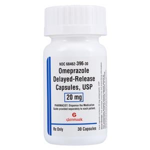 Omeprazole Delayed-Release Capsules 20mg Bottle 30/Bottle Each