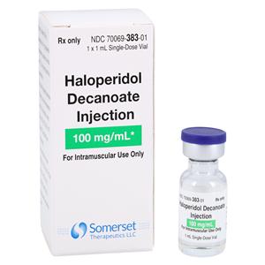 Haloperidol Decanoate Injection 100mg/mL SDV 1mL Each