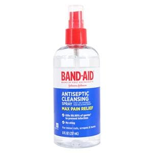 Band-Aid Max Pain Relief Antiseptic/Cleanser Spray 8oz Bottle Ea