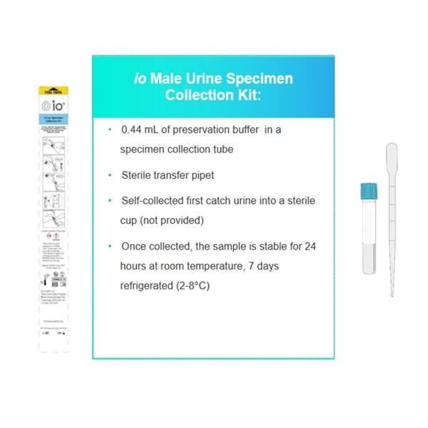 Binx Health io Urn Spec Sample Collection Kit f/ Binx Hlth io CT/NG Asy 50/Bx