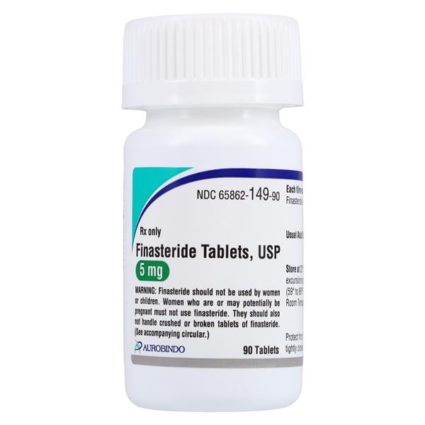 Finasteride Tablets 5mg Bottle 90/Bottle Each