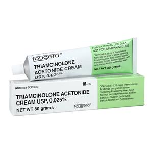 Triamcinolone Acetonide Topical Cream 0.025% Tube 80gm Each