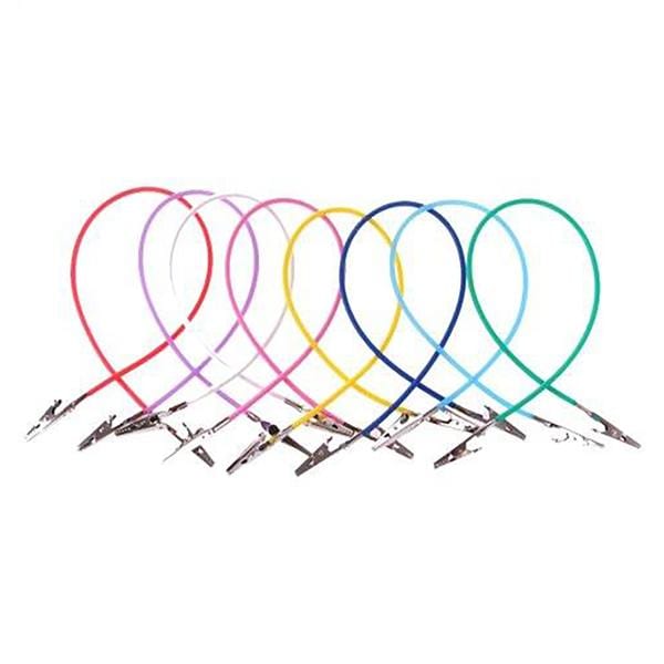 UniPACK Bib Clip Green Silicone Disposable 50/CA