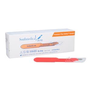 Dsp Retractable Surgical Scalpel Scalpel #15 Stainless Steel/Nylon Sheath Strl