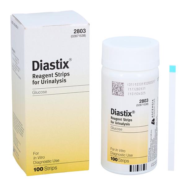 Diastix Glucose Urinalysis Test Strip 100/Bt, 12 BT/CA