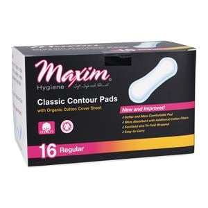 Maxim Pads Regular Single Use 16X12/CA