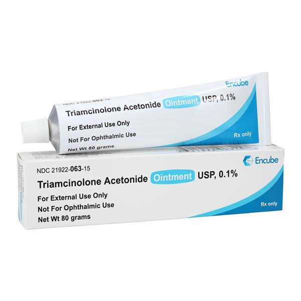 Triamcinolone Acetonide Topical Ointment 0.1% Tube 80gm Each