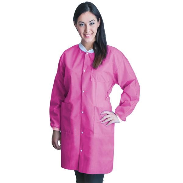 FitMe PPE Lab Coat X Large Bubblegum Pink 50/Ca