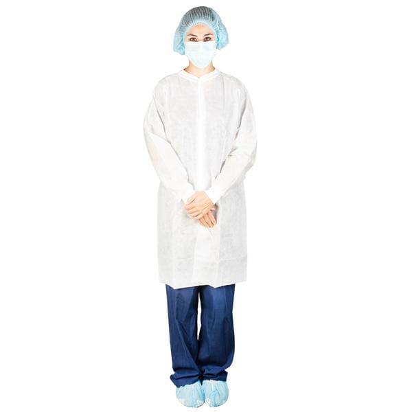 Lab Coat Multi Layer SMS X-Large White 50/Ca