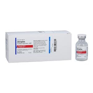 Atropine Sulfate Injection 0.4mg/mL MDV 10/Package