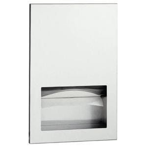 Paper Towel Dispenser Satin Finish Stainless Steel Ea