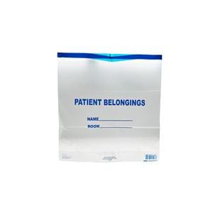 DawnMist Patient Belongings Bag Clear Drawstring Closure 17x17