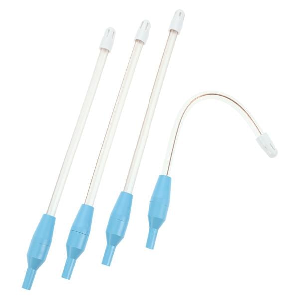 Safe-Flo Saliva Ejector Clear Tube / White Tip Unscented 100/Bg