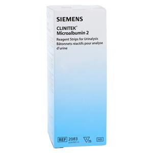 Clinitek Status mALB: Microalbumin Test Strip 25/Bx, 12 BX/CA